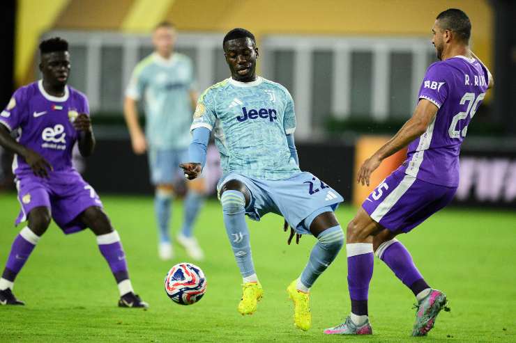 Weah in azione